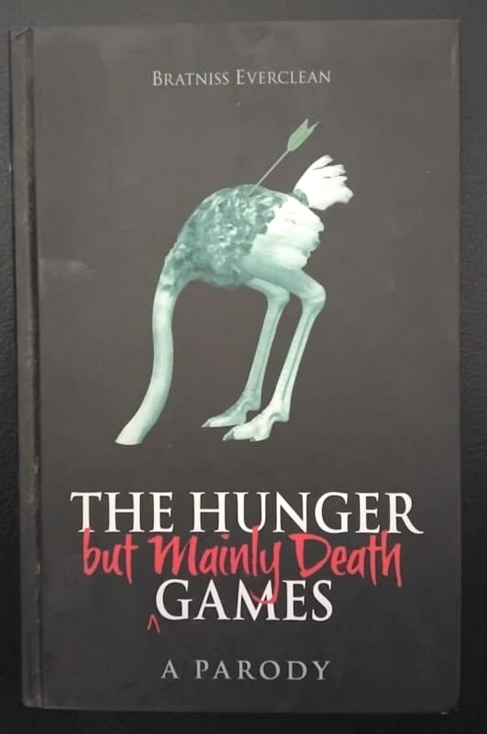 Front Cover Of Bestselling Book The Hunger But Mainly Death Games (Bratniss Everclean
)