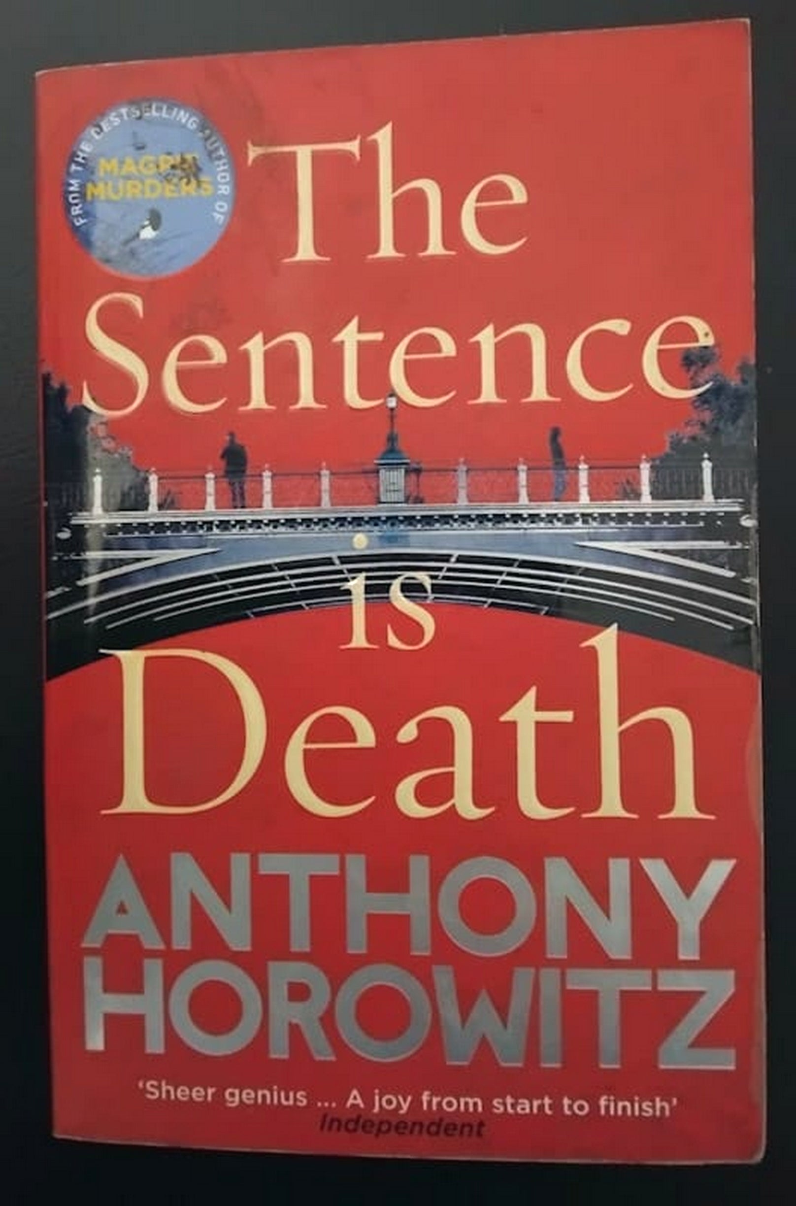 Front Cover Of Bestselling Book The Sentence Is Death (Hawthorne & Horowitz #2) (Anthony Horowitz
)