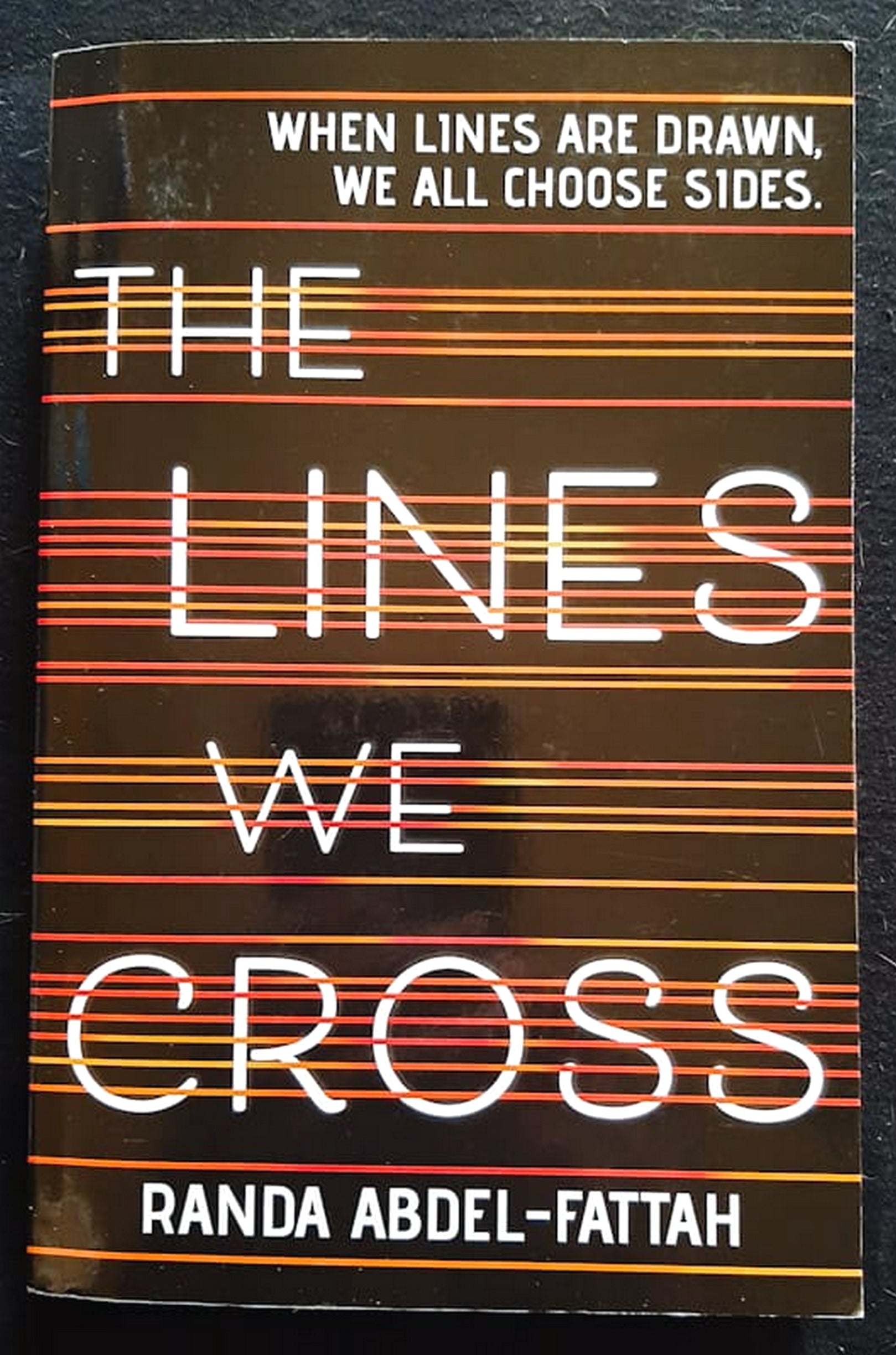 Front Cover Of Bestselling Book The Lines We Cross (Randa Abdel-Fattah
)