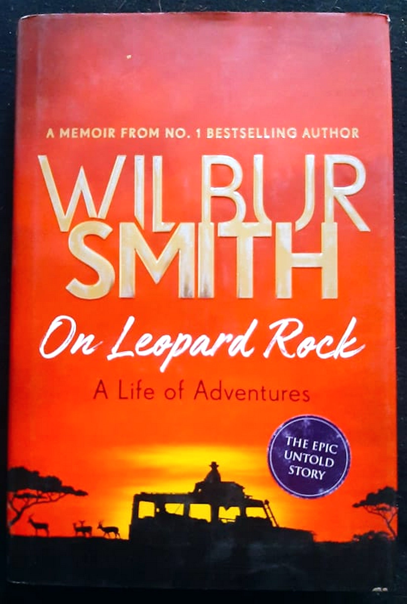 Front Cover Of Bestselling Book On Leopard Rock (Wilbur Smith
)