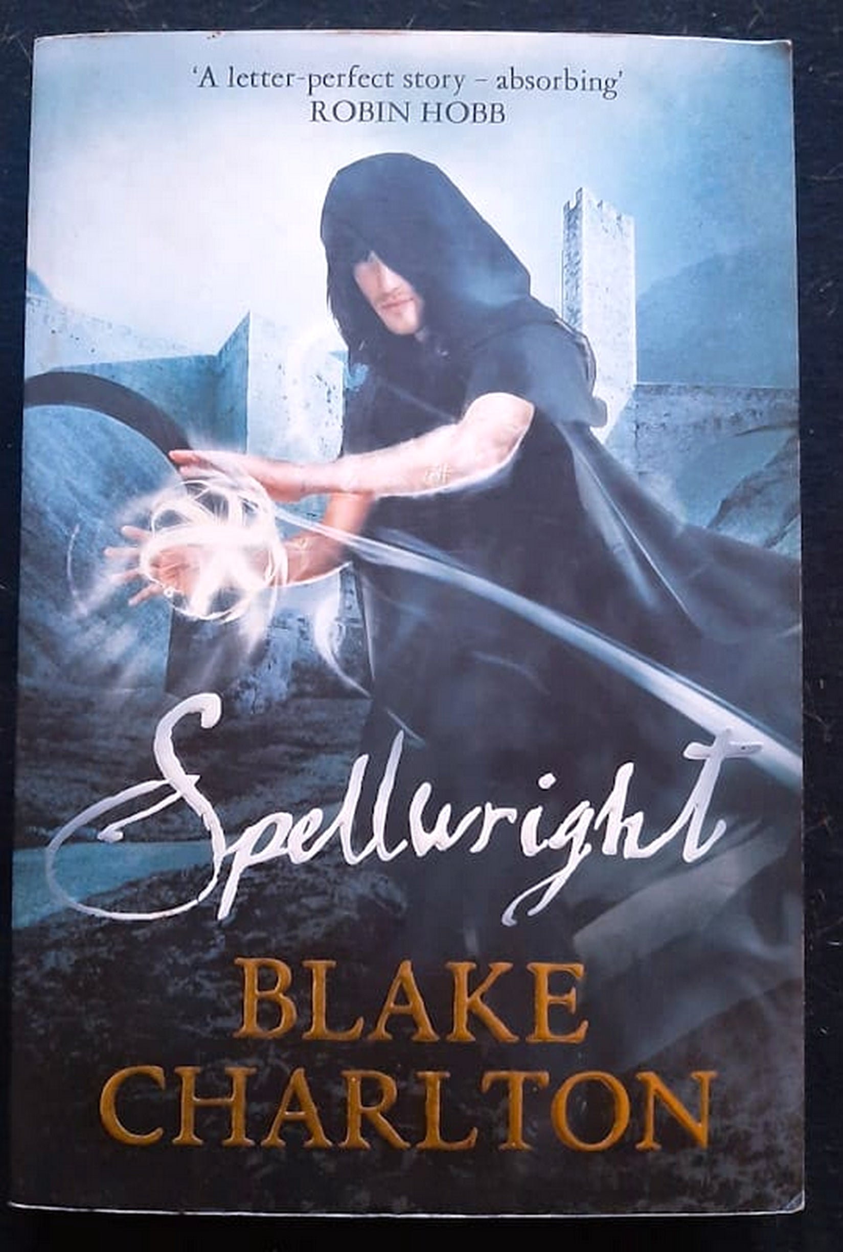 Front Cover Of Bestselling Book Spellwright (Spellwright #1) (Blake Charlton
)