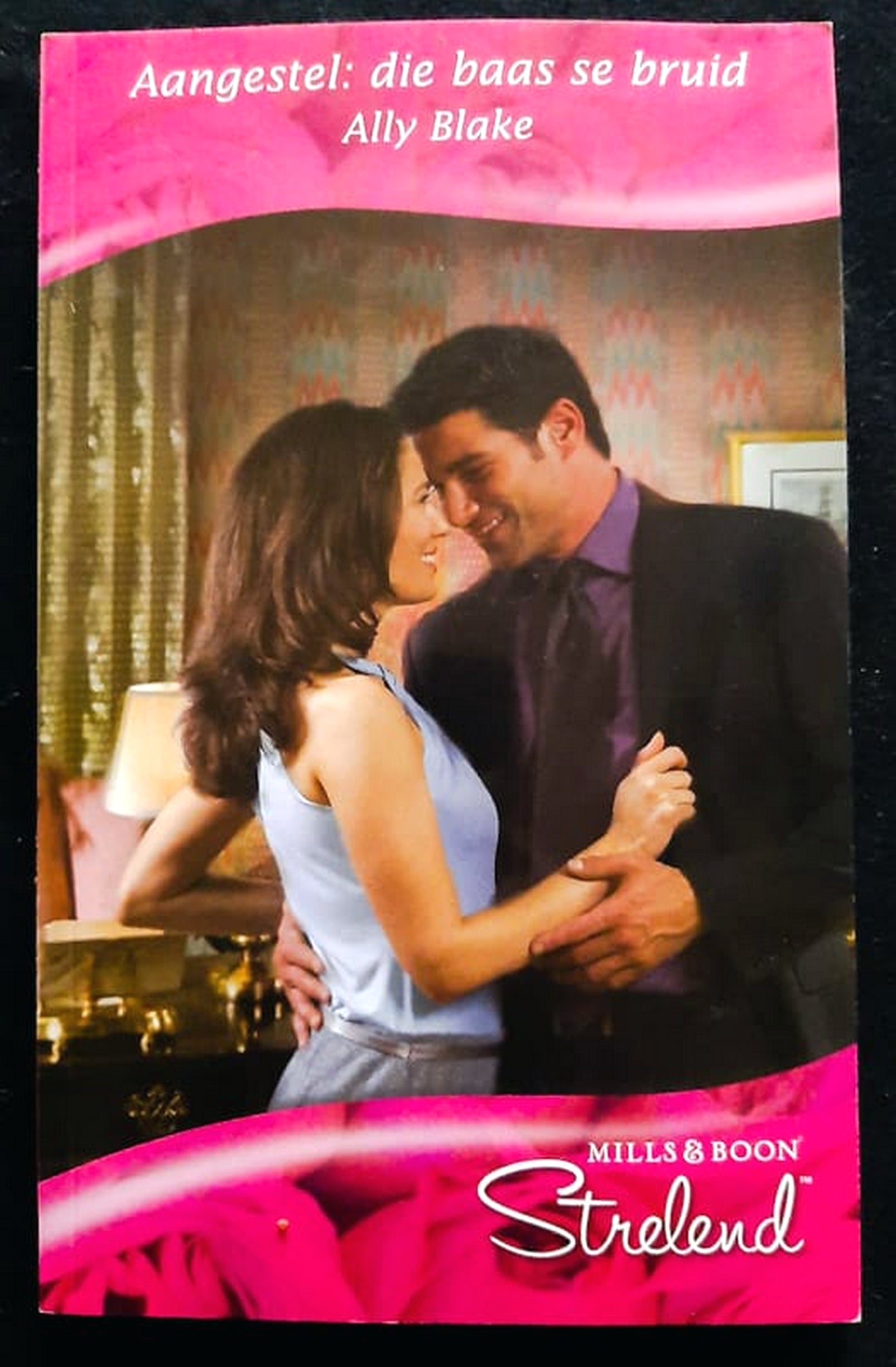 Front Cover Of Bestselling Book Aangestel: Die Baas Se Bruid (Ally Blake
)