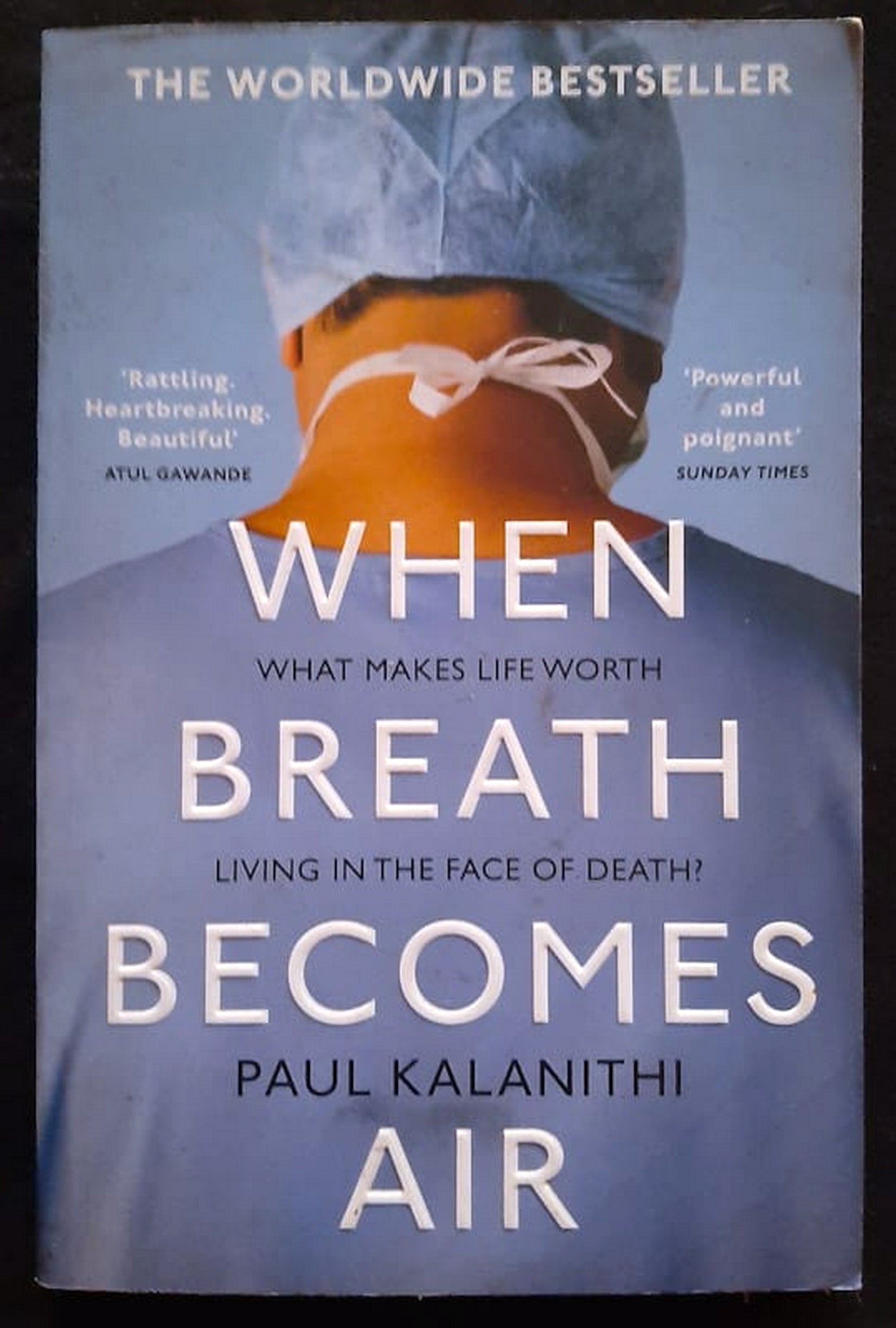 Front Cover Of Bestselling Book When Breath Becomes Air (Paul Kalanithi
)