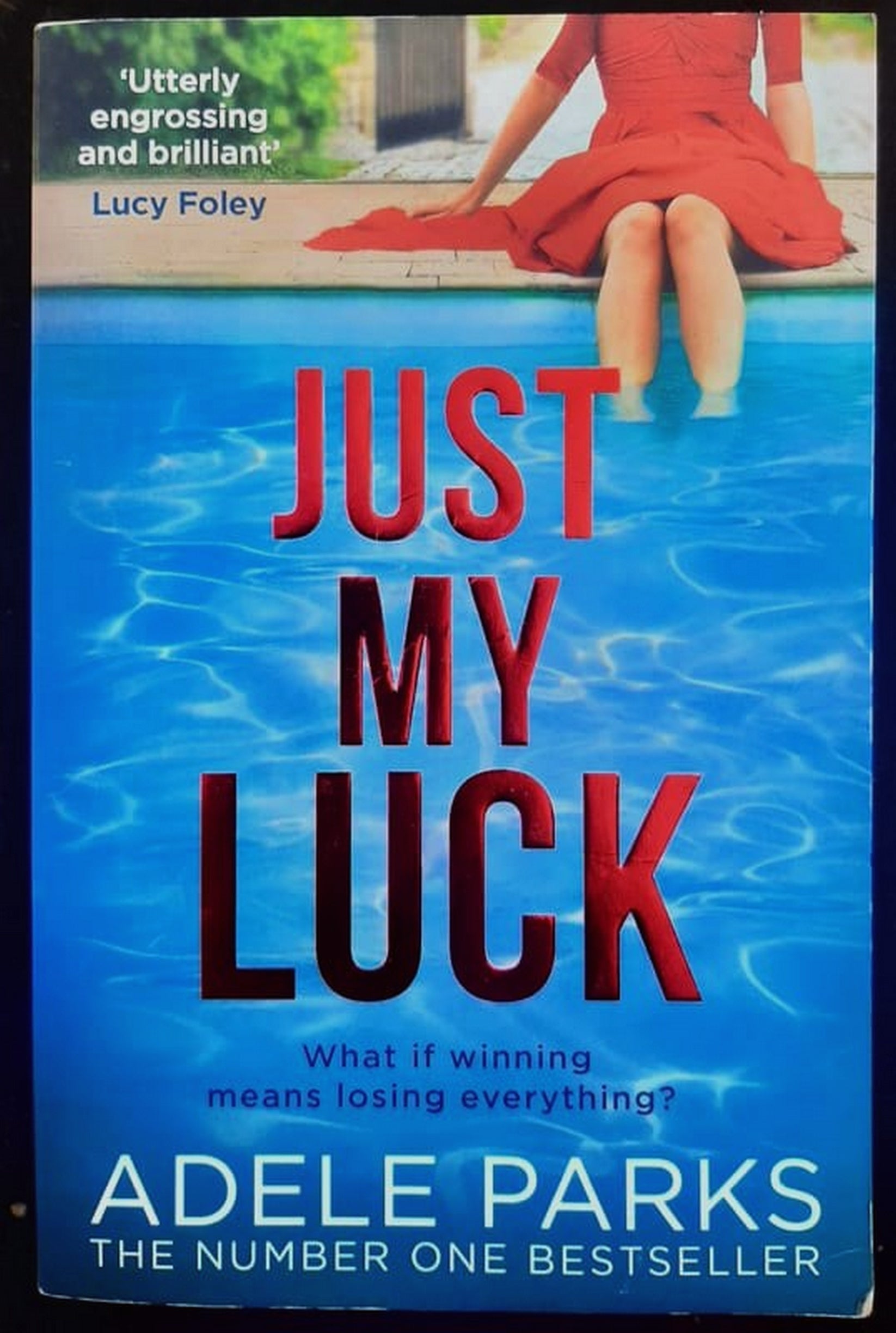 Front Cover Of Bestselling Book Just My Luck (Adele Parks
)