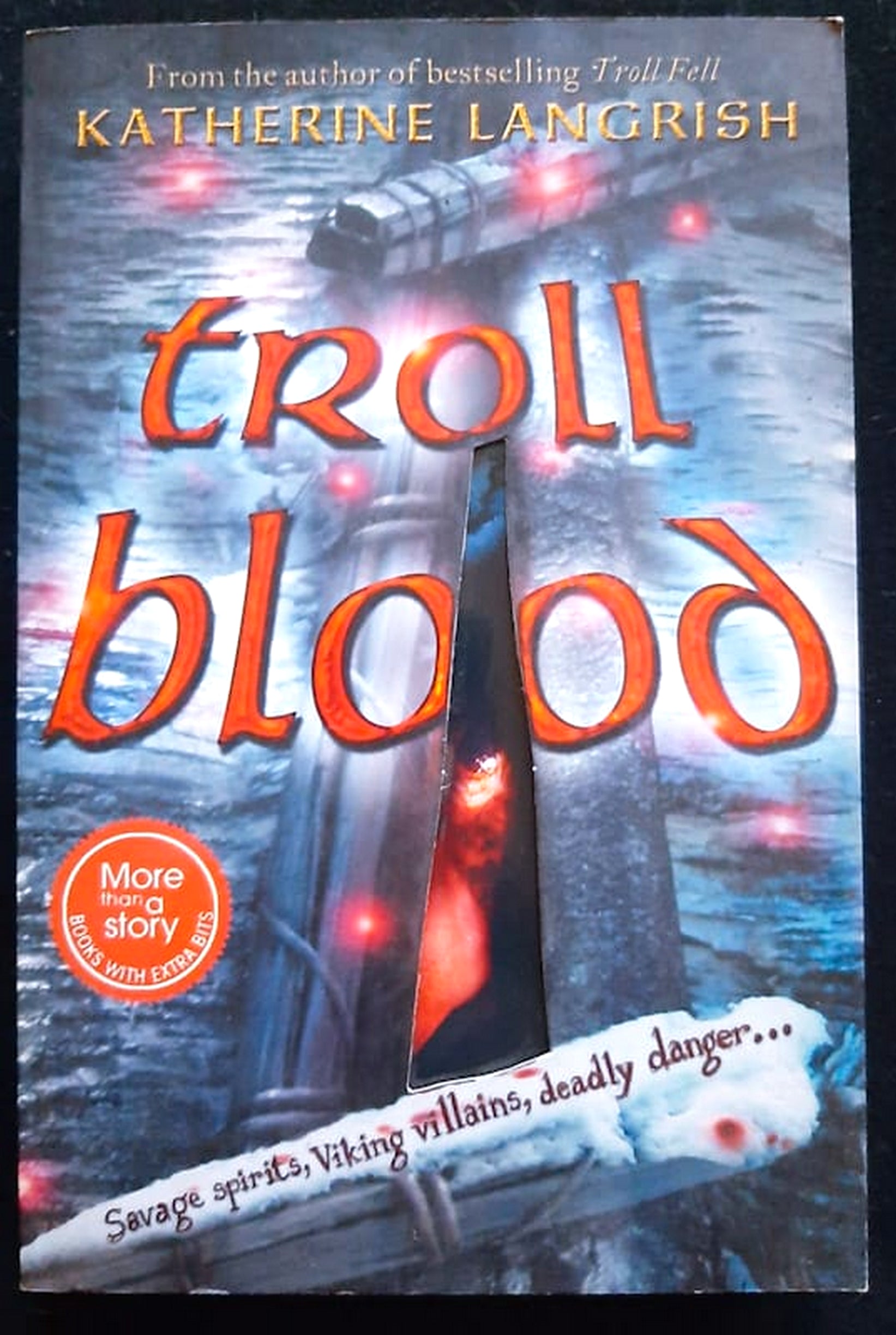 Front Cover Of Bestselling Book Troll Blood (Troll Trilogy #3) (Katherine Langrish
)