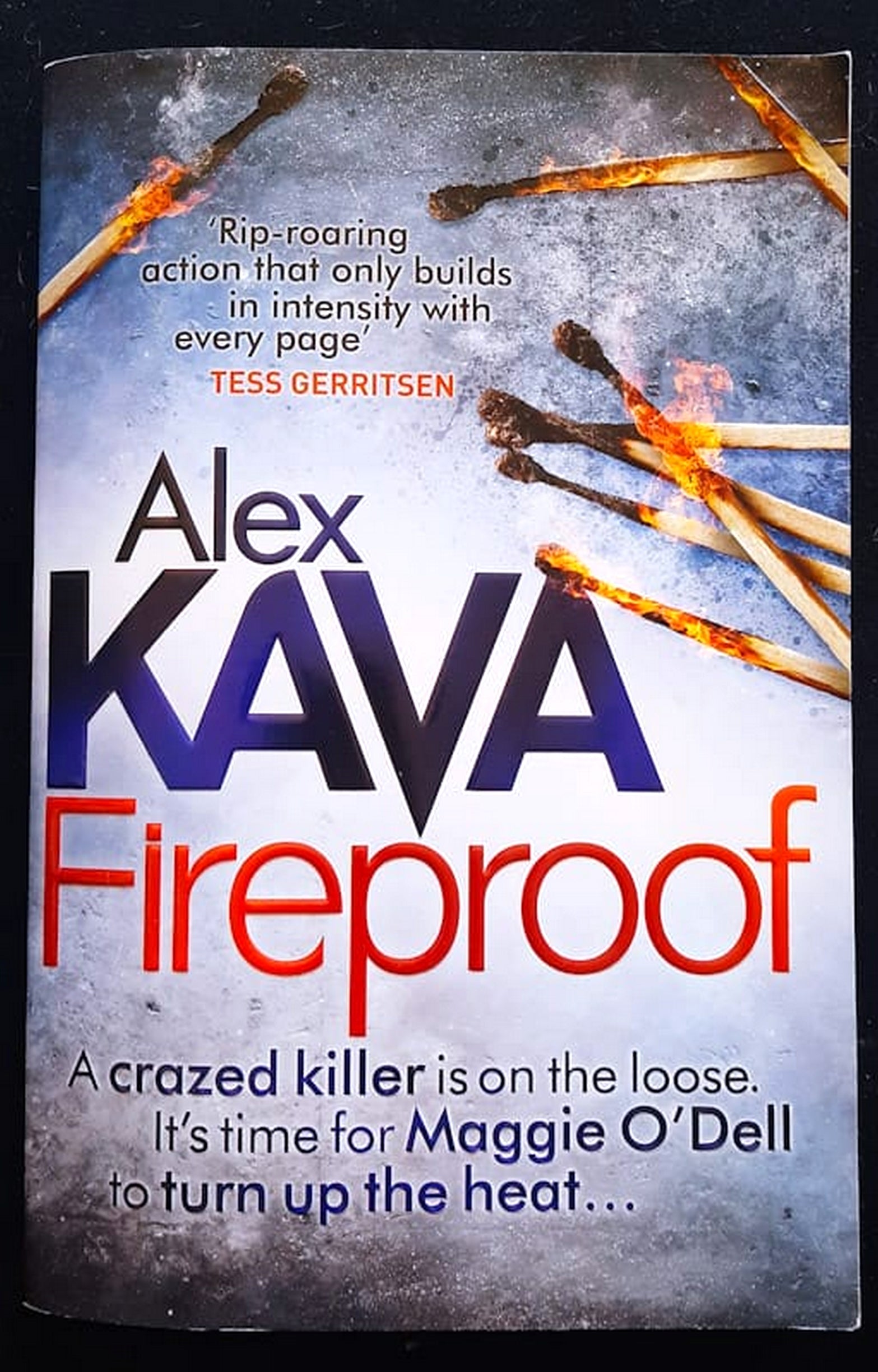 Front Cover Of Bestselling Book Fireproof (Maggie O'Dell #10) (Alex Kava
)