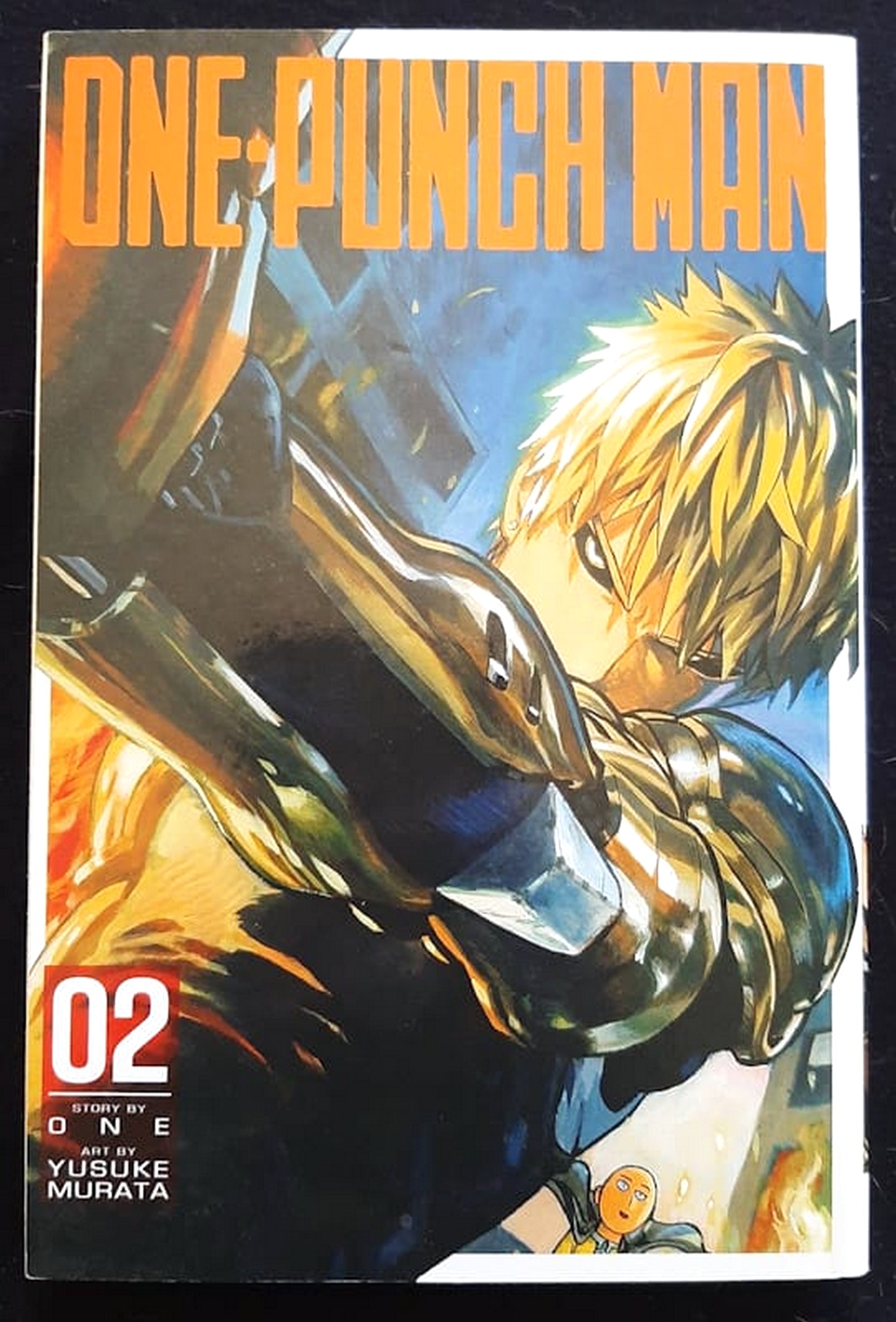 Front Cover Of Bestselling Book One-Punch Man, Vol. 2 (One
)