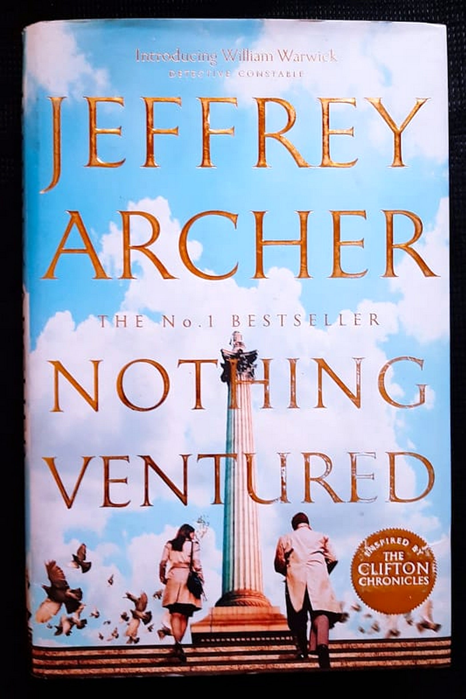 Front Cover Of Bestselling Book Nothing Ventured (William Warwick #1) (Jeffrey Archer
)