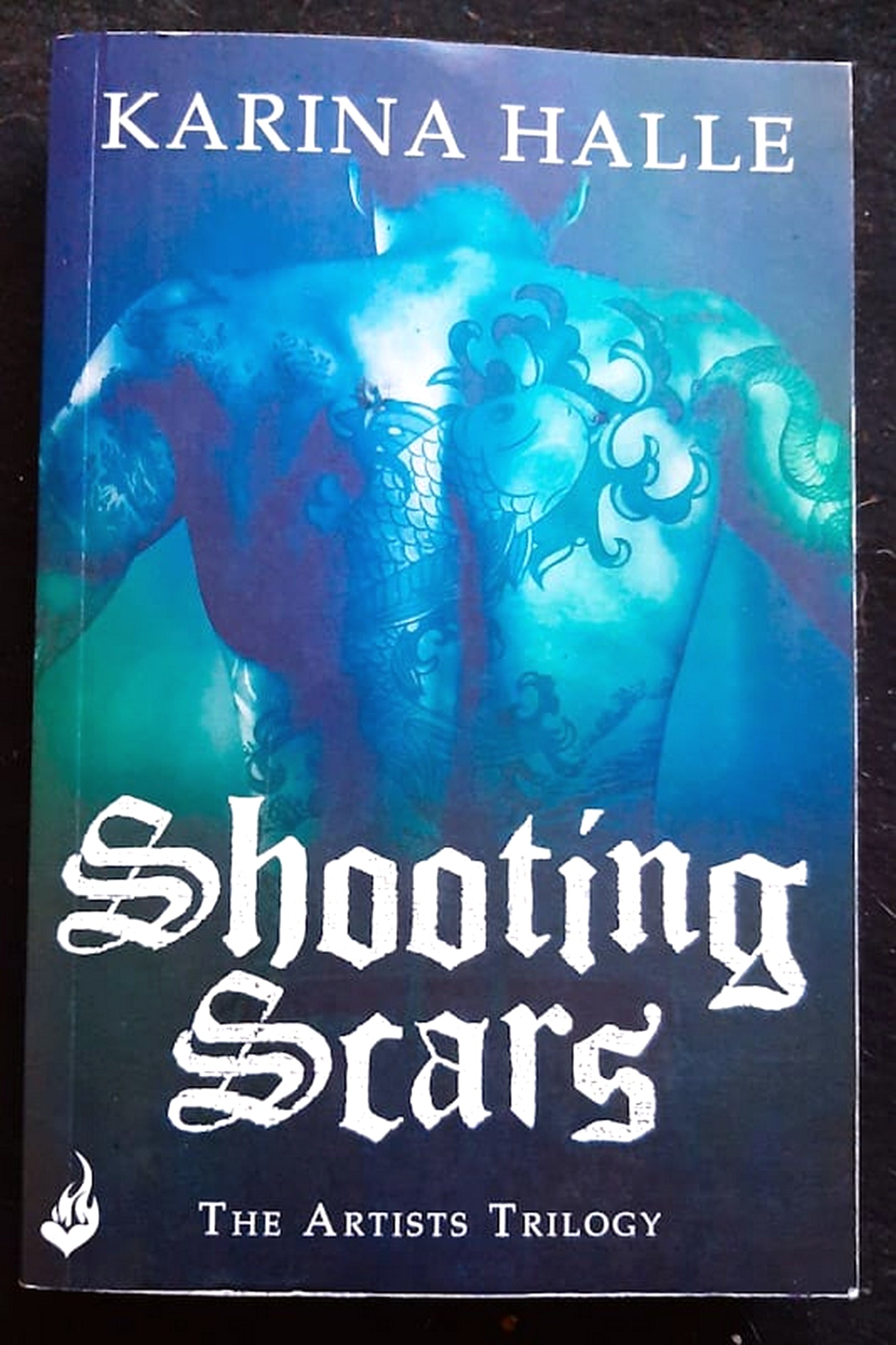 Front Cover Of Bestselling Book Shooting Scars (The Artists Trilogy #2) (Karina Halle
)
