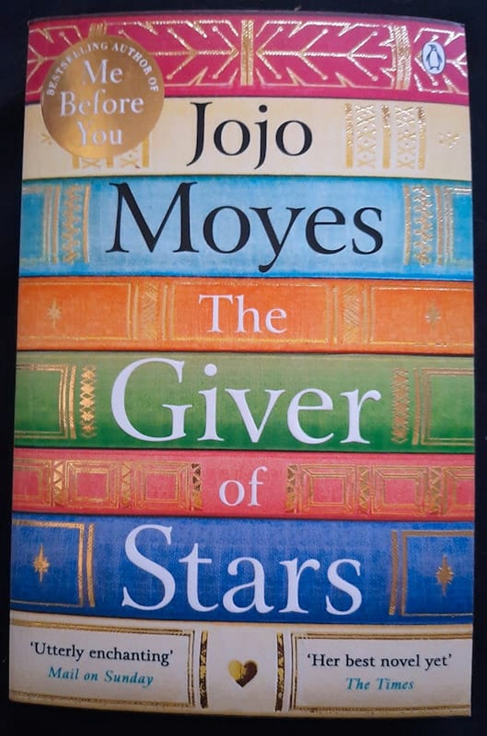 Front Cover Of Bestselling Book The Giver Of Stars (Jojo Moyes
)