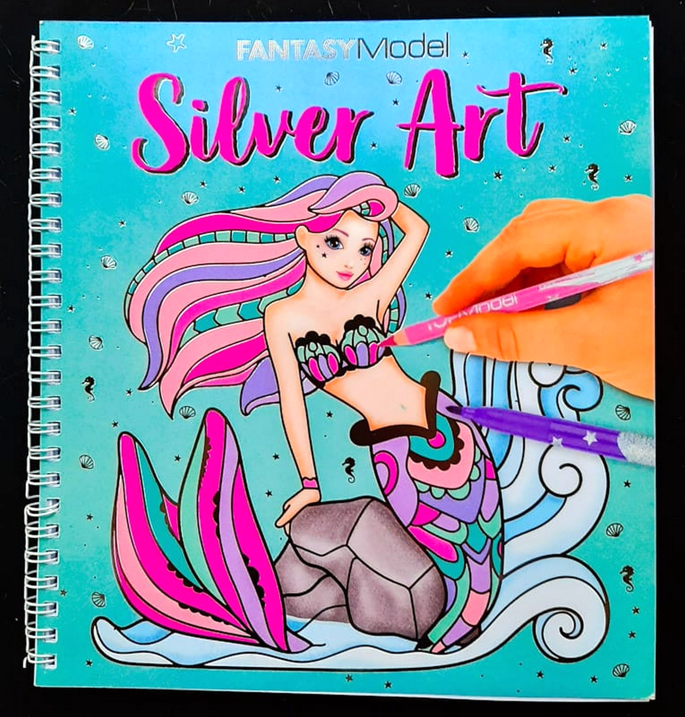 Front Cover Of Bestselling Book Fantasy Model - Silver Art Mermaid (Medium Paperback)