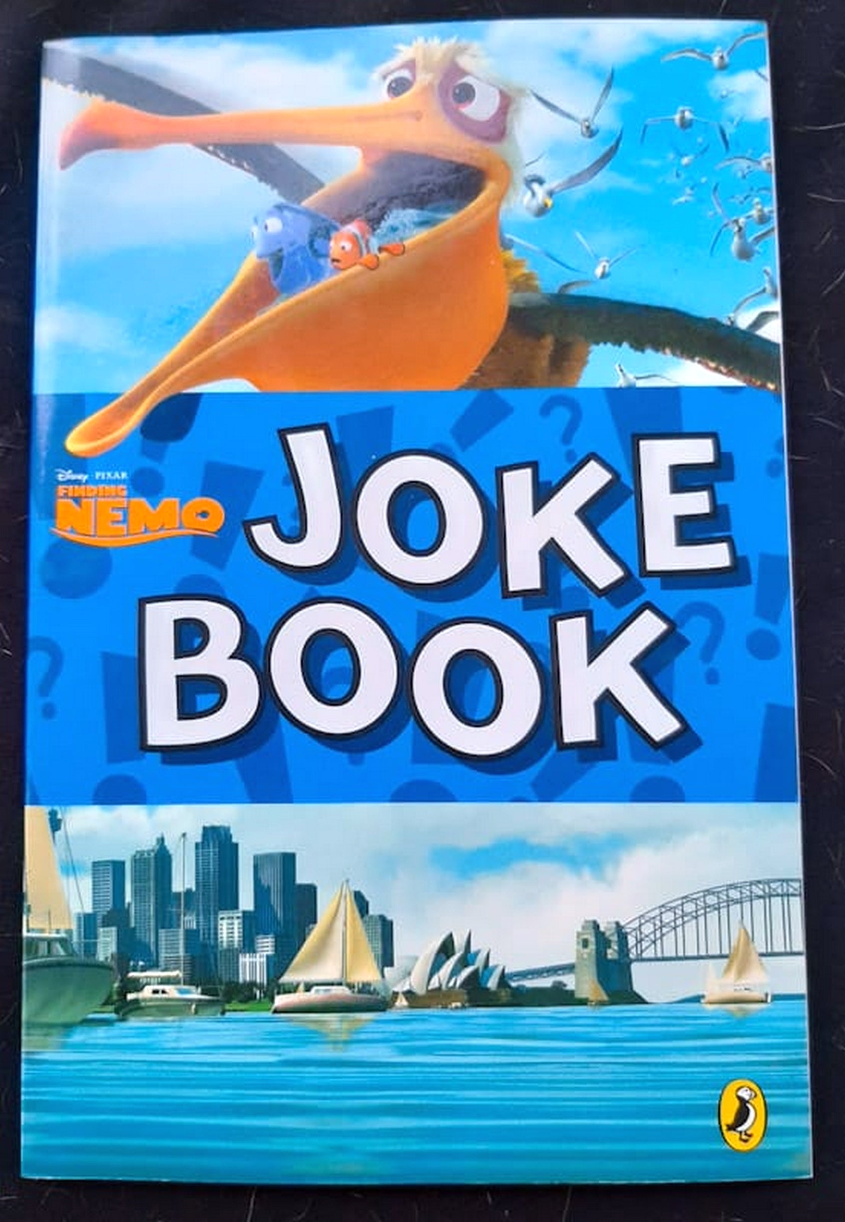 Front Cover Of Bestselling Book Finding Nemo Joke Book (Medium Paperback)