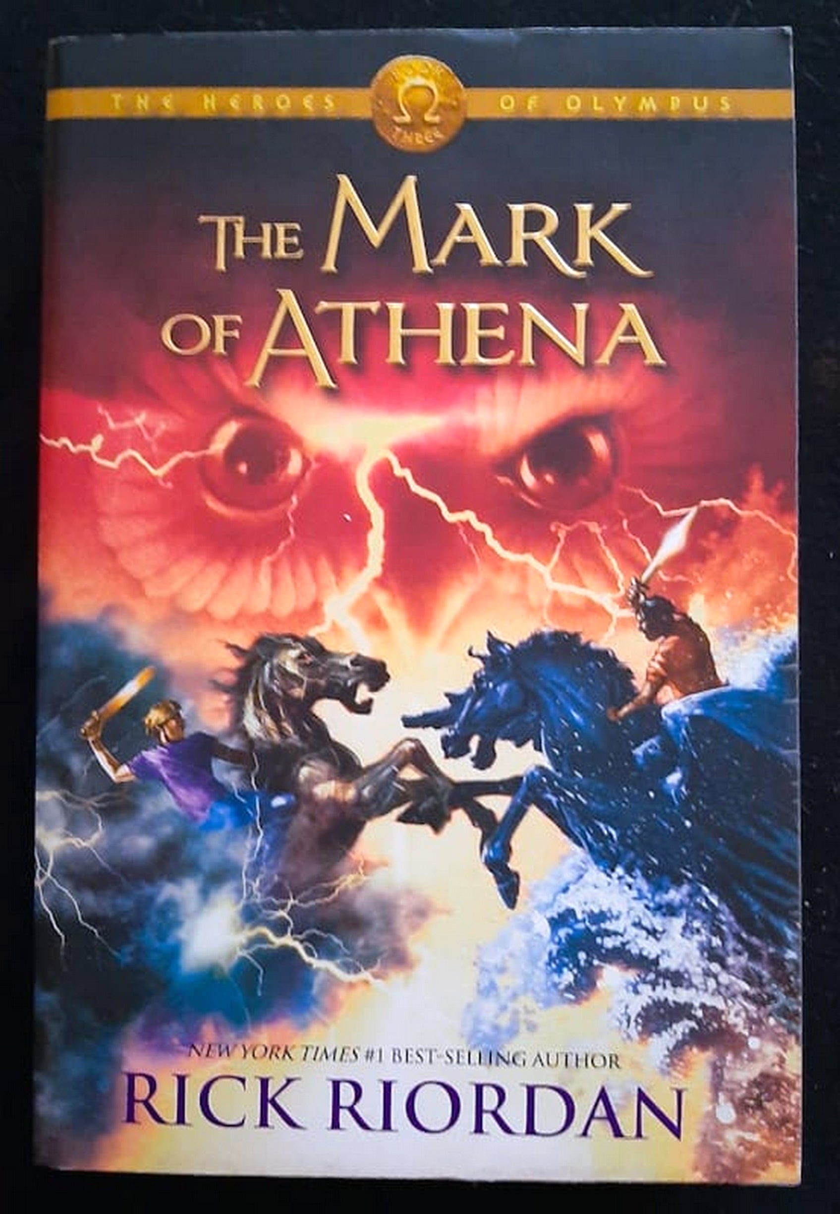 Front Cover Of Bestselling Book The Mark Of Athena (The Heroes Of Olympus #3) (Rick Riordan
)