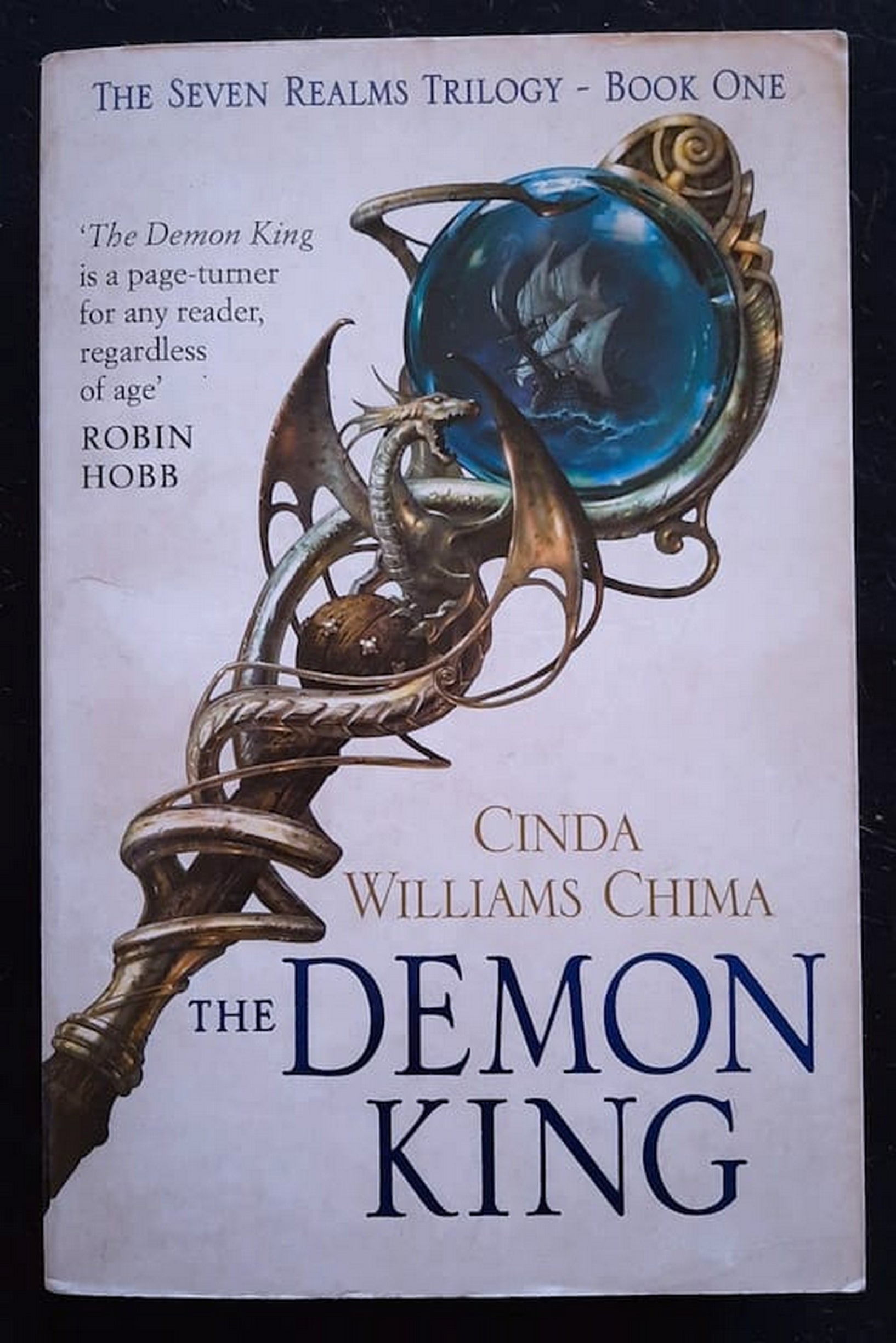 Front Cover Of Bestselling Book The Demon King (Seven Realms #1) (Cinda Williams Chima
)