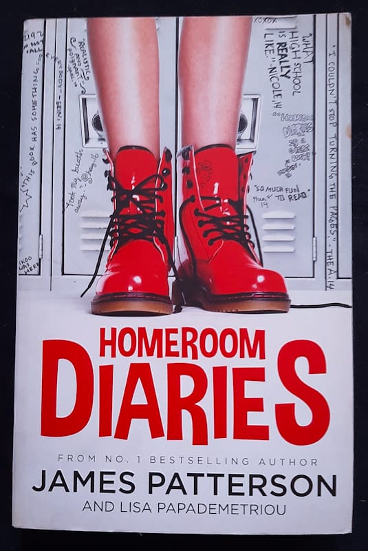 Front of cover of Homeroom Diaries (James Patterson)