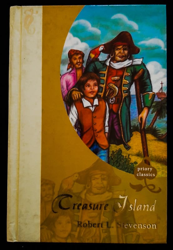 Front of cover of Treasure Island (Robert Louis Stevenson)