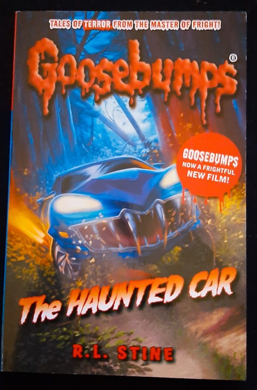 Front of cover of Goosebumps The Haunted Car (Goosebumps 2000 #21) (R.L. Stine)