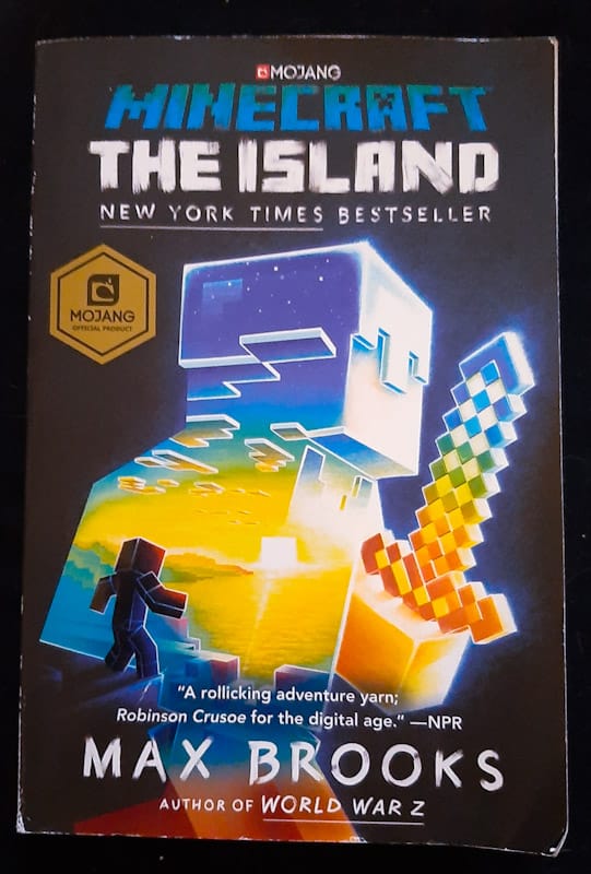 Front of cover of Minecraft: The Island (Official Minecraft Novels #1) (Max Brooks)