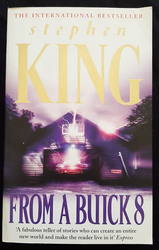 Front of cover of From A Buick 8 (Stephen King)