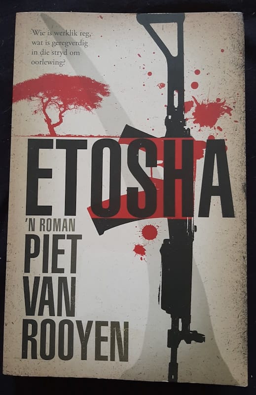 Front of cover of Etosha (Piet Van Rooyen)