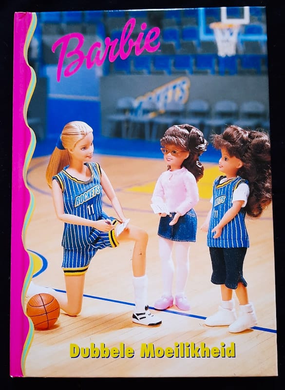 Front of cover of Dubbele Moeilikheid (Medium Hardcover)