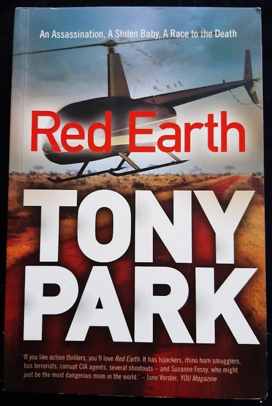 Front of cover of Red Earth (Tony Park)