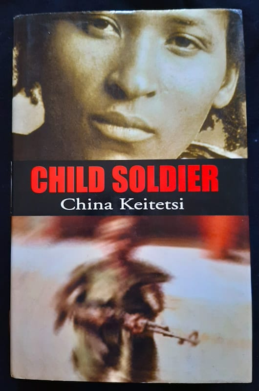 Front of cover of Child Soldier (China Keitetsi)