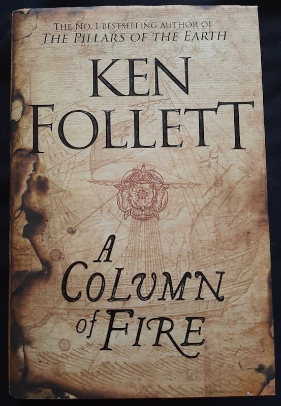 Front of cover of A Column Of Fire (Kingsbridge #3) (Ken Follett)