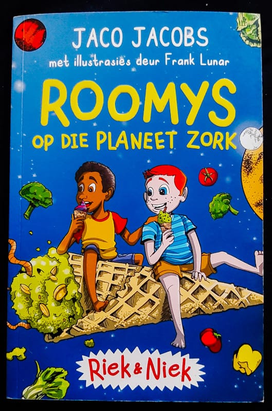 Front of cover of Roomys Op Planeet Zork (Jaco Jacobs)