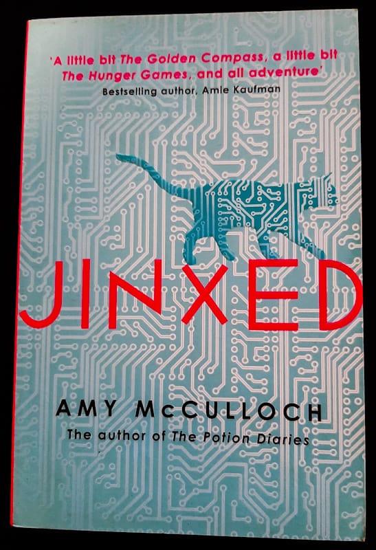 Front of cover of Jinxed (Jinxed #1) (Amy Mcculloch)