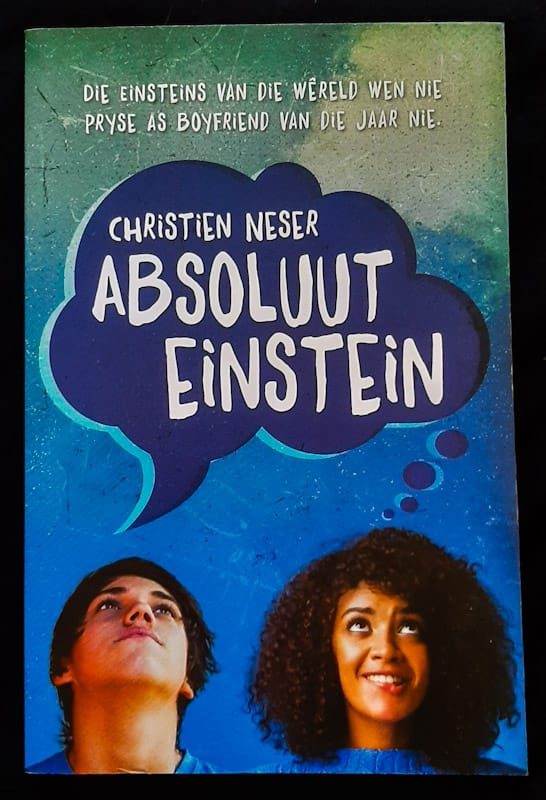Front of cover of Absoluut Einstein (Christien Neser)