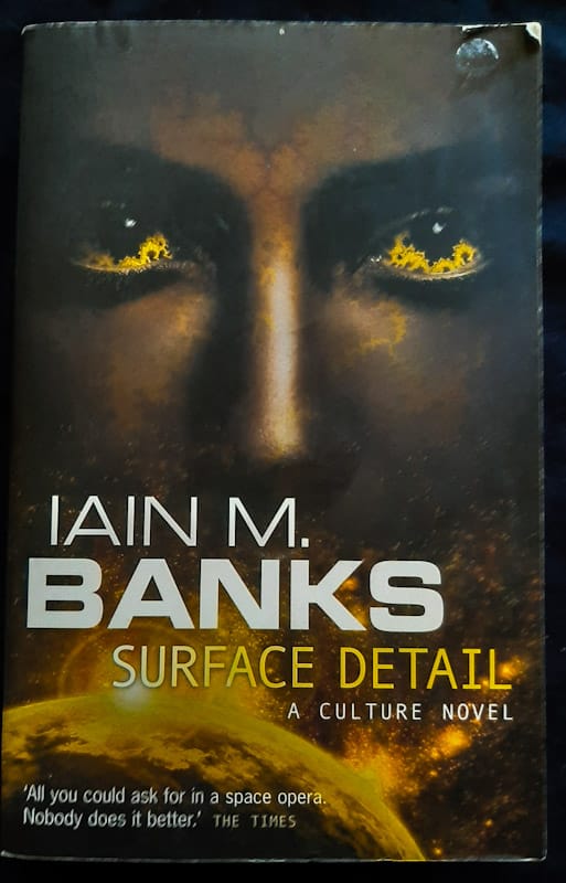Front of cover of Surface Detail (Culture #9) (Iain M. Banks)