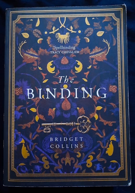 Front of cover of The Binding (Bridget Collins)
