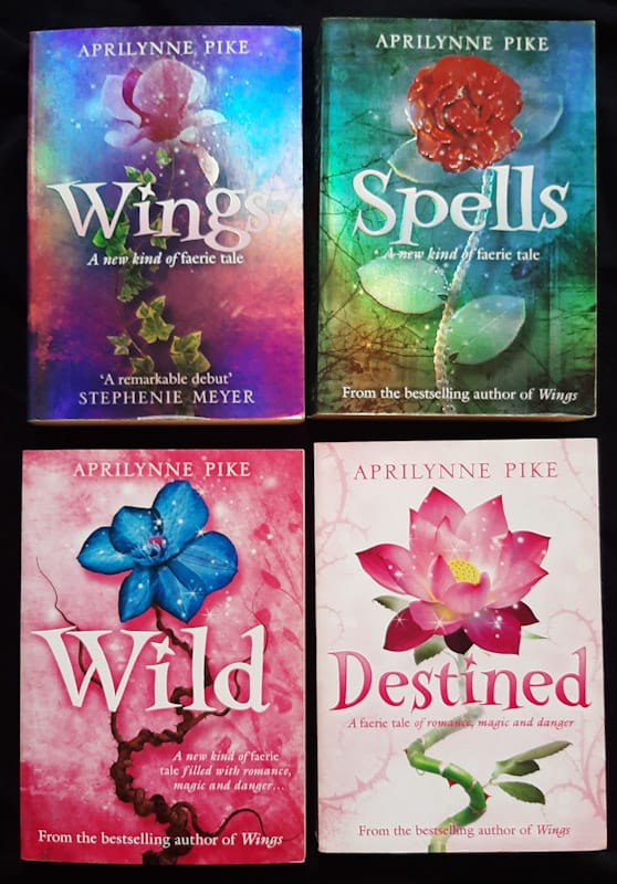 Front of cover of Wings Series Bundle (Books 1-4) (Aprilynne Pike)