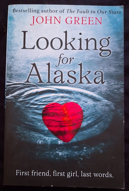 Front of cover of Looking For Alaska (John Green)