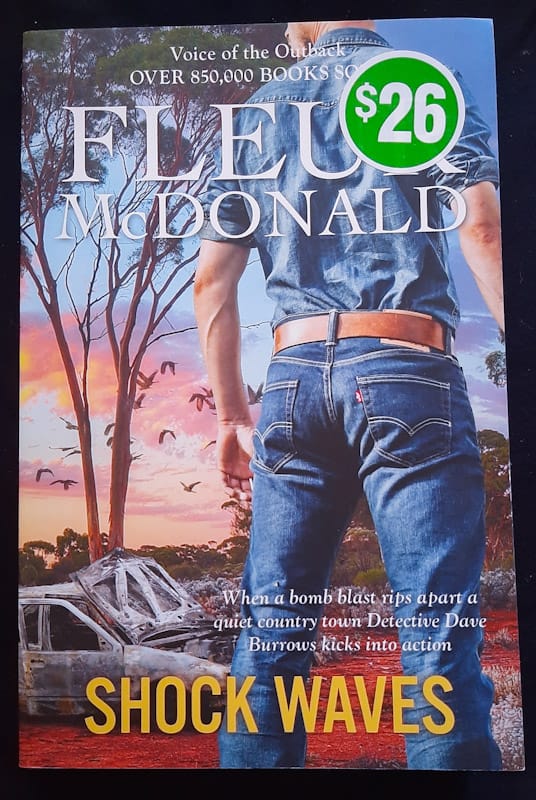 Front of cover of Shock Waves (Detective Dave Burrows) (Fleur Mcdonald)