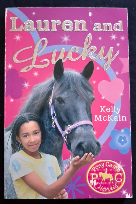 Front of cover of Lauren And Lucky (Pony Camp Diaries #7) (Kelly Mckain)