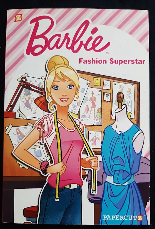 Front of cover of Barbie Graphic Novels Barbie #1: Fashion Superstar (Sarah Kuhn)