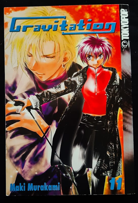 Front of cover of Gravitation, Vol. 11 (Maki Murakami)