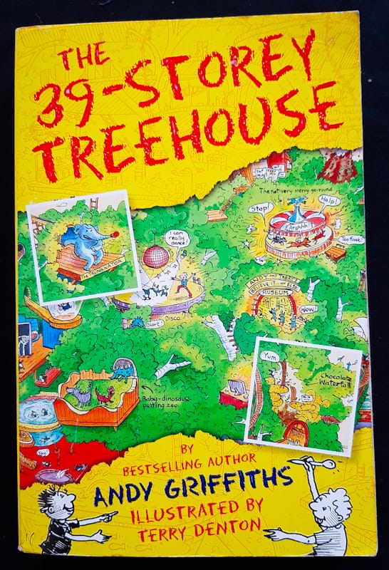 Front of cover of The 39-Storey Treehouse (Treehouse #3) (Andy Griffiths)