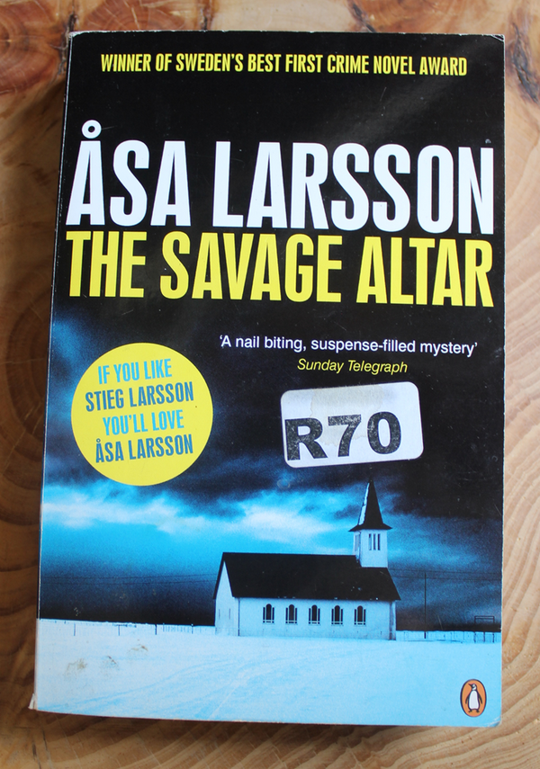 Front Cover Of The Savage Altar  (Asa Larsson)