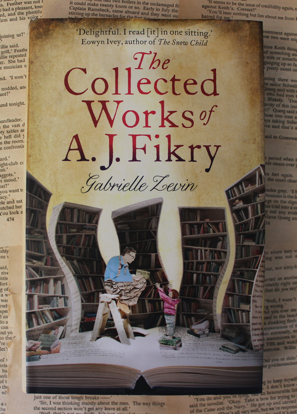 Front Cover Of The Collected Works Of A. J. Fikry (Gabrielle Zevin))