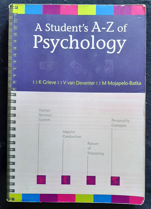 Front Cover Of A Student'S A-Z Of Psychology (K. Grieve
)