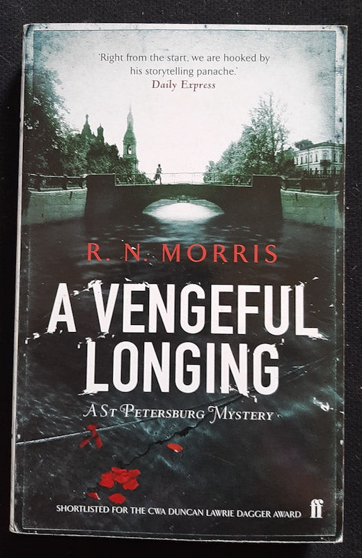 Front Cover Of A Vengeful Longing  (Porfiry Petrovich #2) (R.N. Morris
)