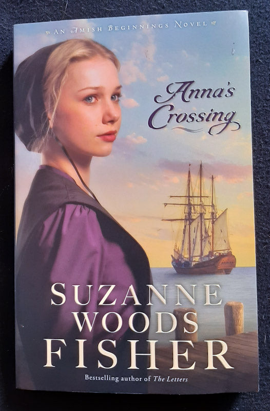 Front Cover Of Anna's Crossing (Amish Beginnings #1)