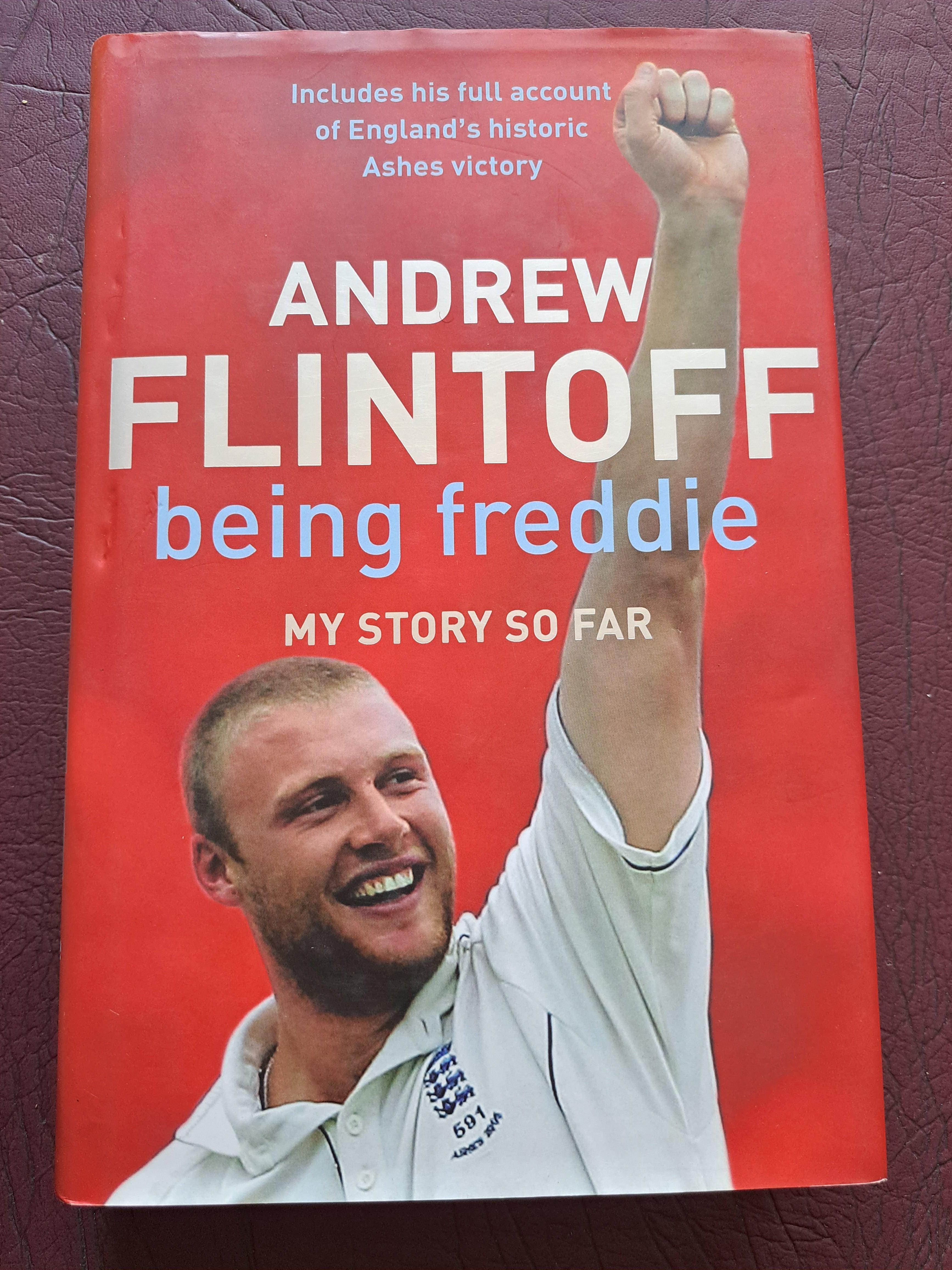 Front Cover Of The Best-Selling Book Being Freddie Andrew Flintoff