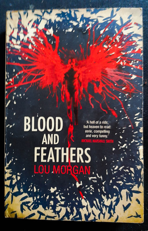 Front Cover Of Blood And Feathers (Blood And Feathers #1) (Lou Morgan
)