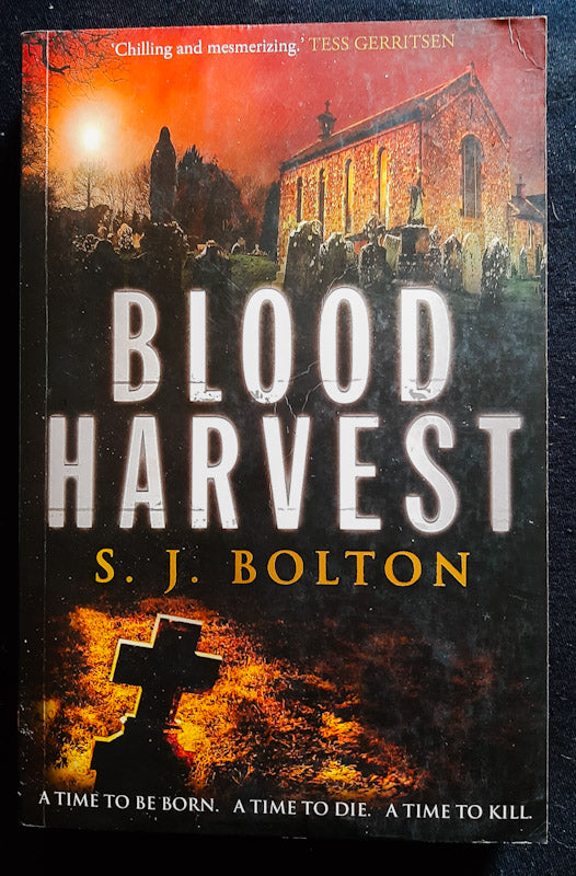 Front Cover Of Blood Harvest (S. J. Bolton)