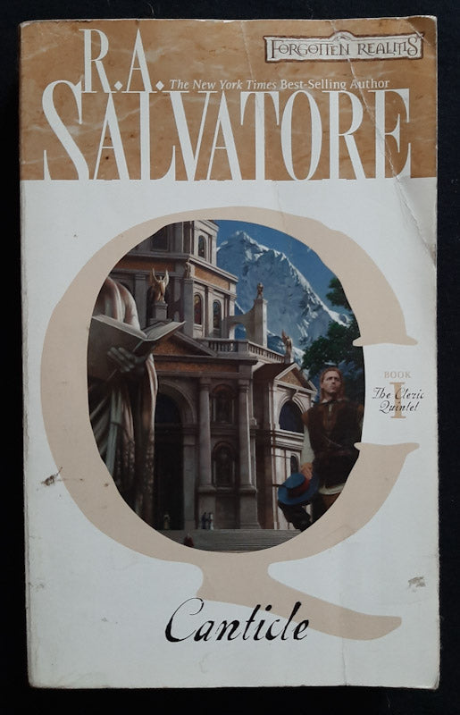 Front Cover Of Canticle (The Cleric Quintet #1) (RA SALVATORE)
