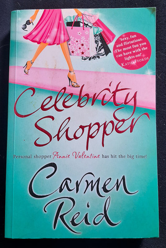 Front Cover Of Celebrity Shopper (Annie Valentine #4) (Carmen Reid
)